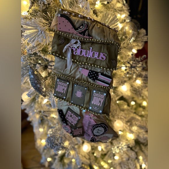 HANDE MADE Y2K Large Juicy Couture Stocking Creation. - Picture 7 of 7